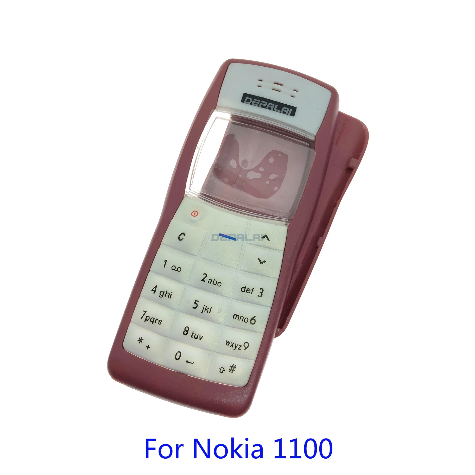 Для Nokia 3100 1100 Корпус Передняя Лицевая панель рамка чехол + задняя крышка/крышка