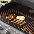Антипригарный коврик Meijuner для барбекю, коврик для гриля, 40*33 см, лист коврик для выпечки готовки термостойкий, легко чистится, кухонные инструменты, 2 шт.