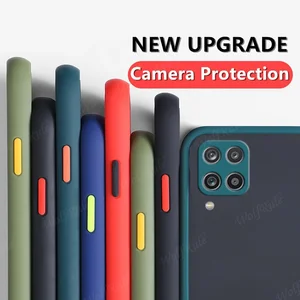 for samsung galaxy a22 case for samsung a22 a 22 capas shockproof phone bumper translucent matte cover for samsung a22 fundas free global shipping