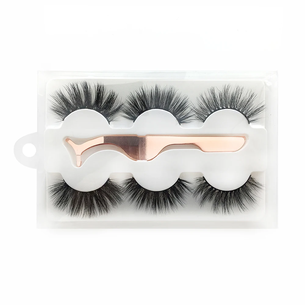 3 пары накладных ресниц накладные ресницы с золотым пинцетом крест на