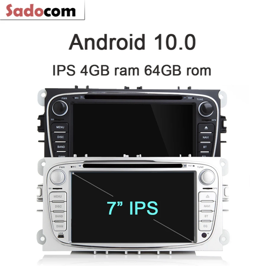 DSP Android 10 0 Восьмиядерный 64G 4G RAM автомобильный медиаплеер GPS Bluetooth Автомобильный