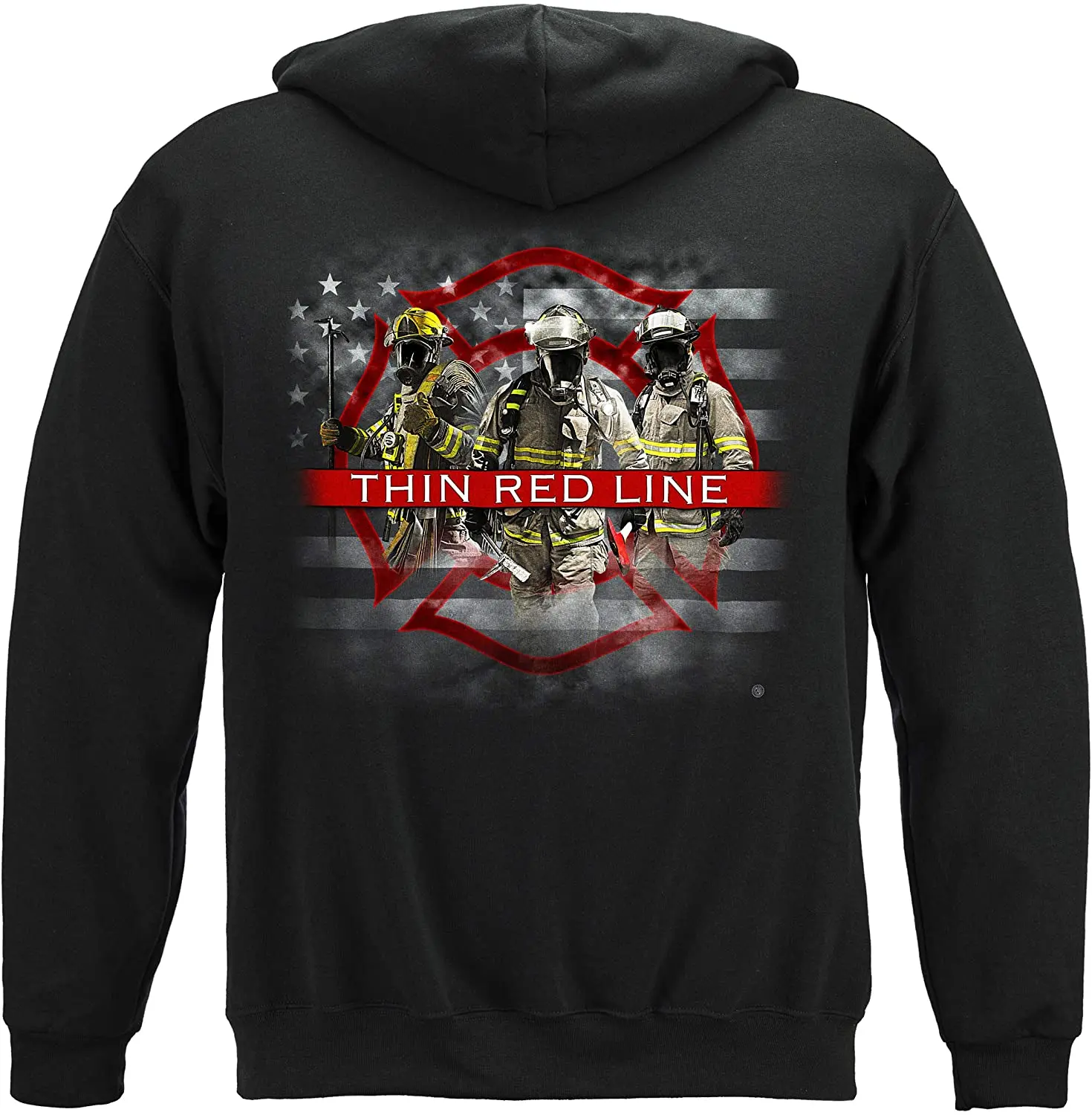 

fire Fighter Shirts | Firefighter American Flag Thin Red Line T Shirt FF2353