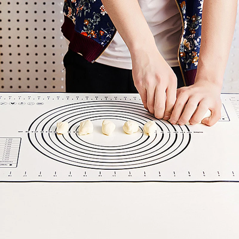 Еда класс силикагель подкладка для замешивания теста и большой нескользящие