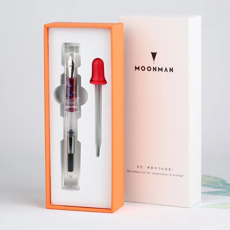 В продаже! Ручка перьевая Moonman C1 прозрачная 0 6 мм с пипеткой| |