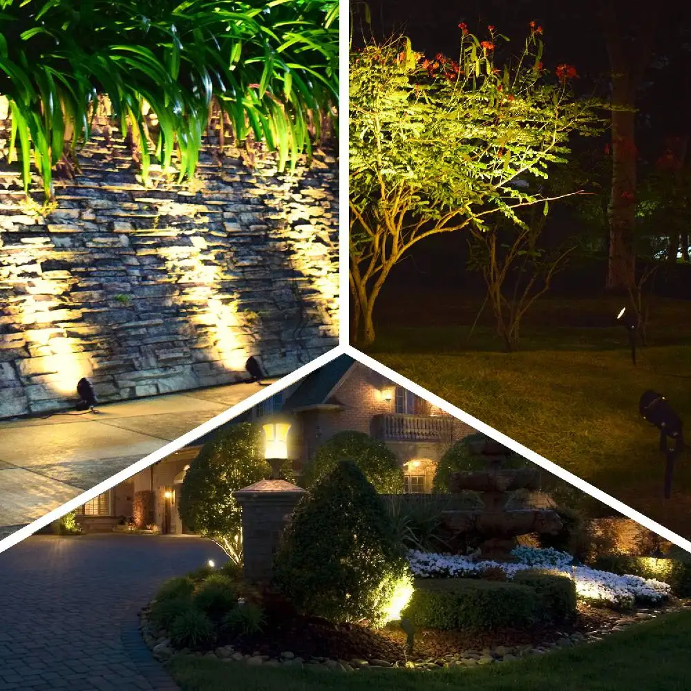 DishyKooker 2 in 1 Solar Powered Spotlight for Garden Pool Pond Outdoor Christmas Villa Decor | Освещение