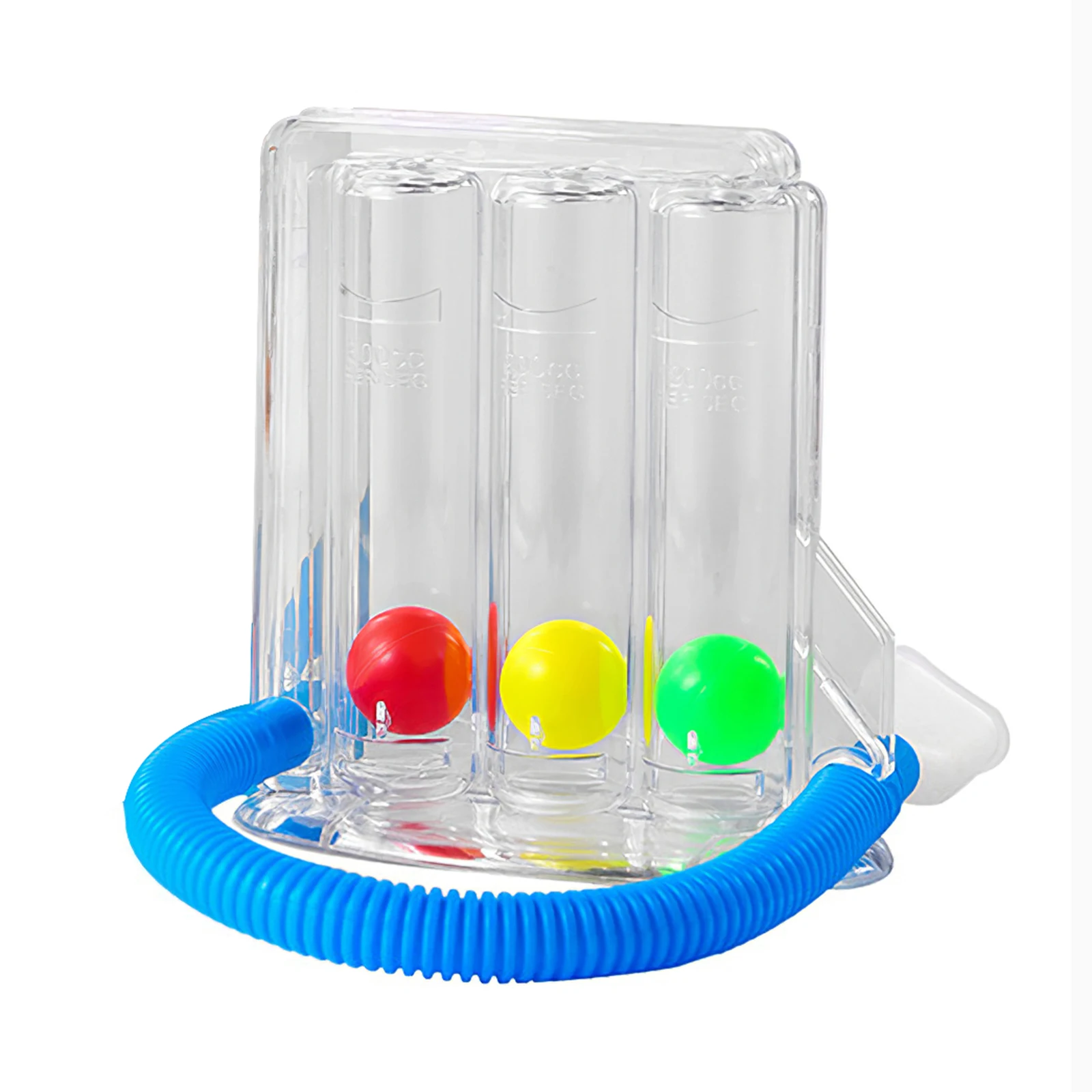 

Portable 3-Ball Deep Breathing Exerciser Lung Deep Breath Trainer Incentive Spirometer Spirometry Breath Measurement System