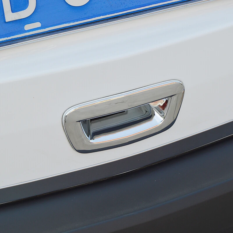 

For Chevrolet Trax 2014 2015 2016 ABS Chrome Car Back Rear Bumper Trunk Door Bowl Handle Cover Trim Sticker Accessories 1pcs