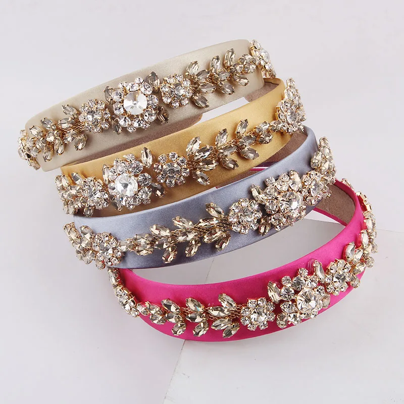 

Colorful rhinestone headband Baroque Inlaid Rhinestones Colorful Hair Bands Gorgeous Personalized Gift Hair Accessories 847