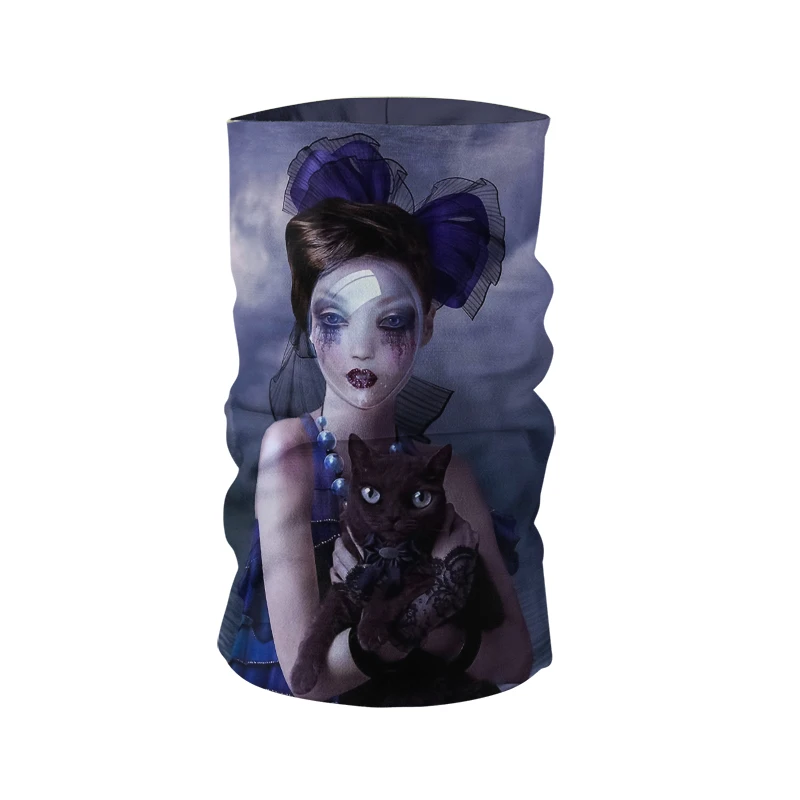

DIY Fashion Unisex Neck Gaiter Kerchief Summer Hip-Hop Rock Skull Patterns Print Masks Magic Sports Cycing Seamless Hijab Scarf