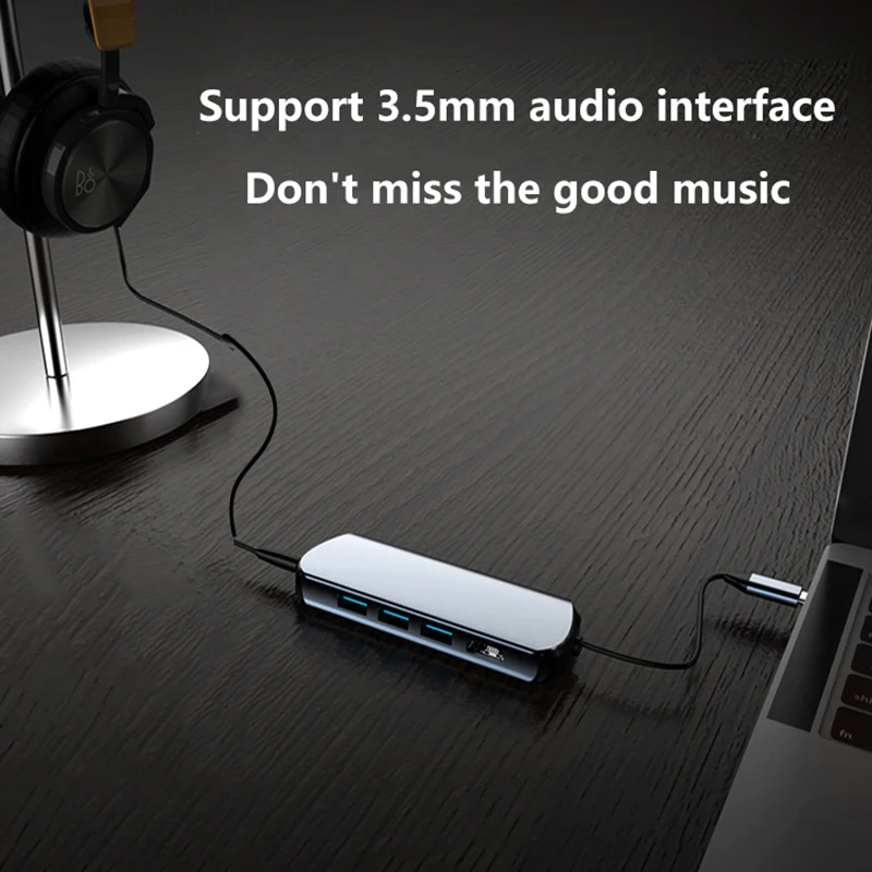 Кабель USB C концентратор типа к HDMI адаптер для MacBook Samsung Dex Galaxy S10/S9 конвертер Thunderbolt