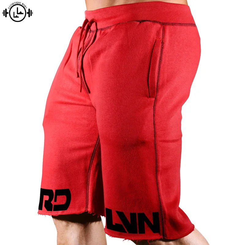 Шорты мужские спортивные хлопковые брендовые Короткие штаны для тренировок в