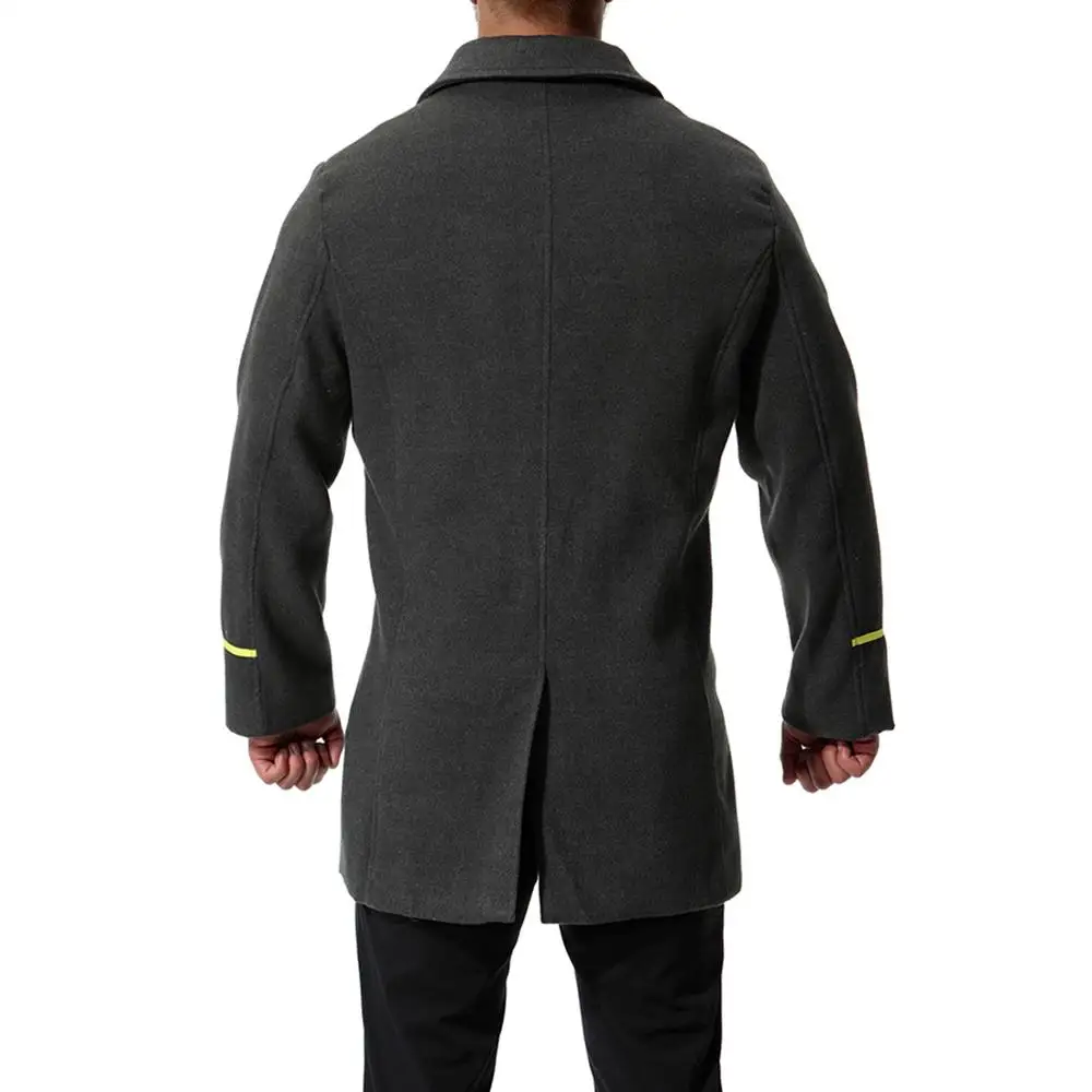 Осенние мужские пальто мужское шерстяное тонкое деловое умное повседневное