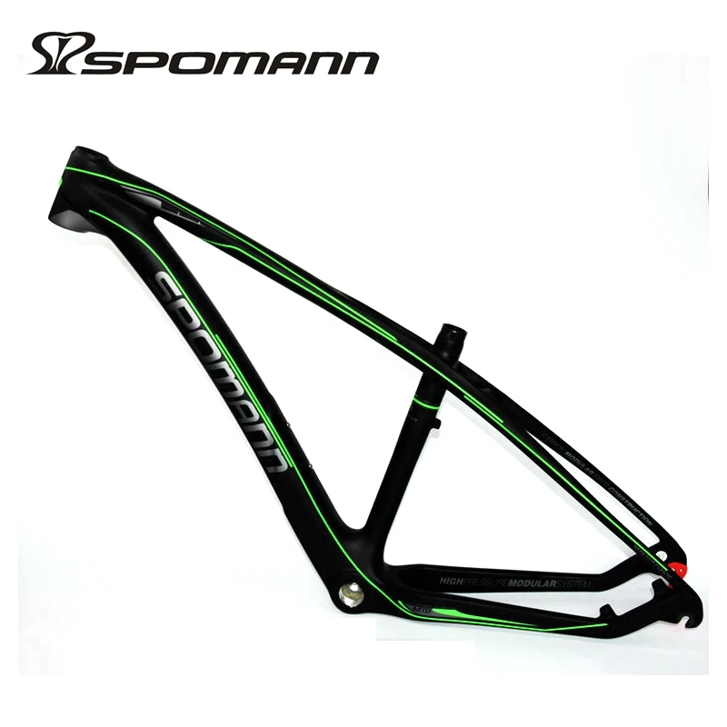 Карбоновая рама SPOMANN MTB 26/27.5er UD матовая для горного велосипеда Carbone Vtt внутренняя