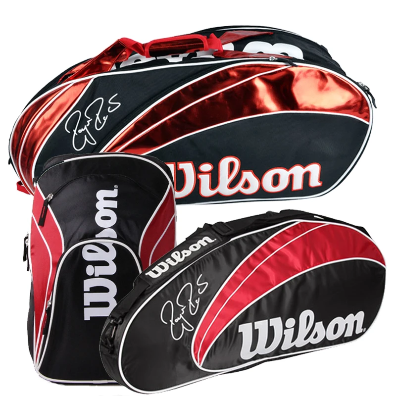 

Сумка для теннисных ракеток Wilson 2021, рюкзак для теннисных ракеток, спортивные аксессуары для мужчин и женщин, спортивный рюкзак, спортивная с...