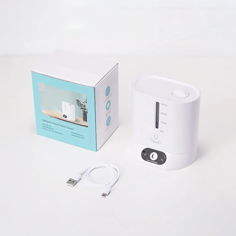 Wall-mounted/desktop Alcohol Disinfection Sprayer Infrared Automatic Induction Hand Spray Disinfector Detachable Easy Install |