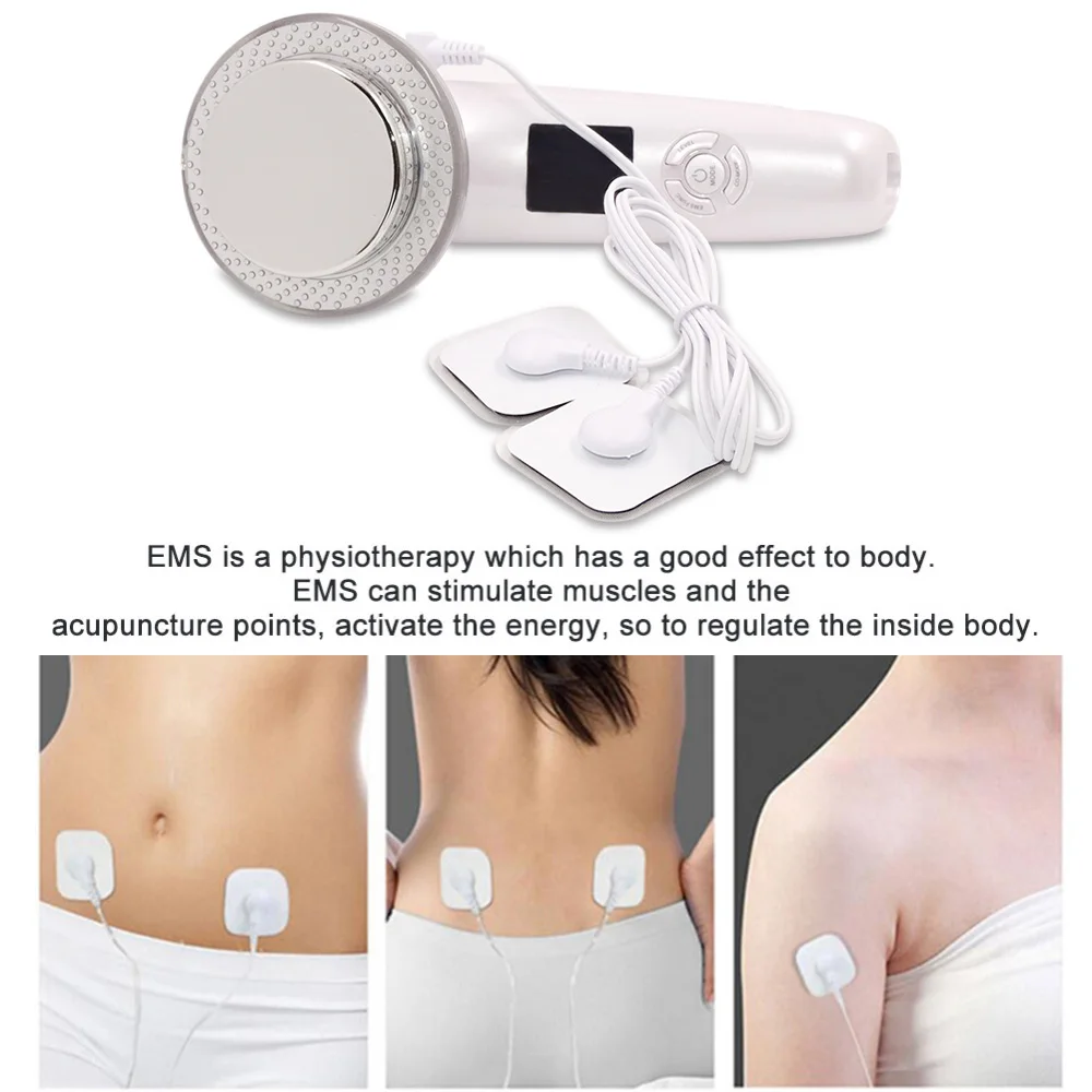 Goedkoop 6 In 1 Echografie Cavitatie Lichaam Afslanken Stimulator Gewichtsverlies Anti-Cellulite Fat Burner Galvanische Infrarood Ems Therapie Machine