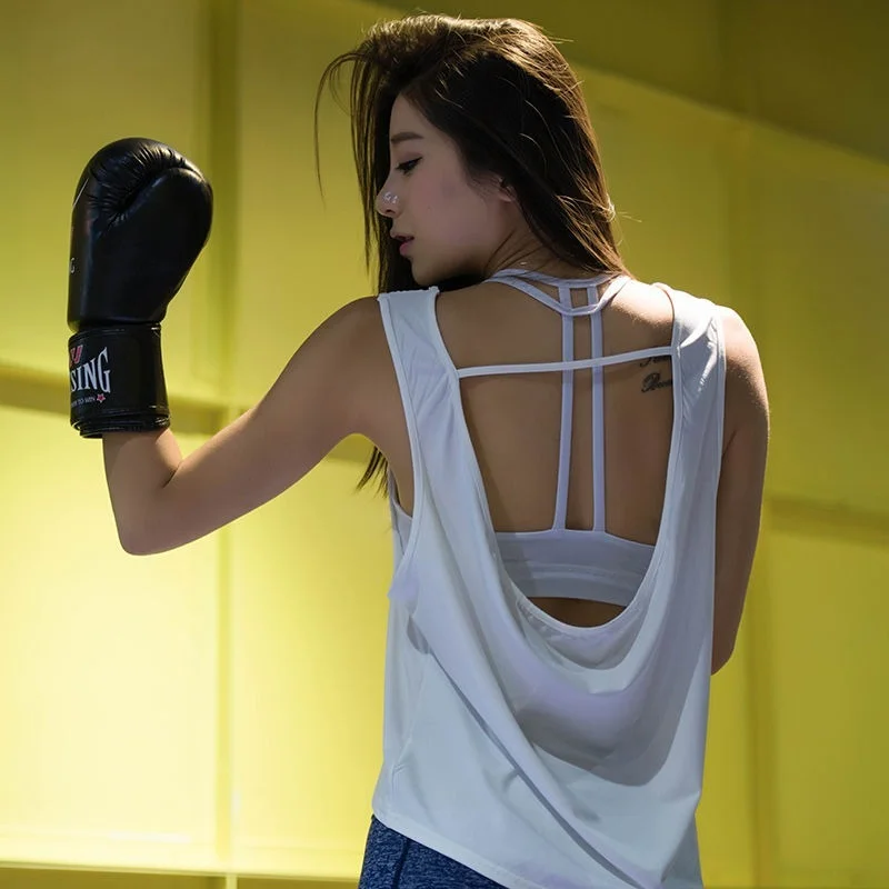 

Женская дышащая майка с вырезами для занятий йогой, фитнесом, бегом, нижнее Белье для сна, Майки для тренировок, топы, нижнее белье, жилет для ...