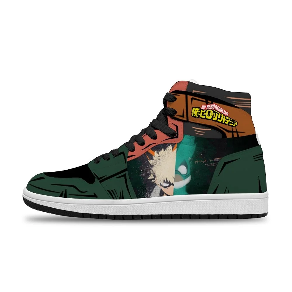 

Japanese Diy Printed Running Non-Slip My Hero Academia Casual Shoes For Men's Unisex Fashion trend Anime Cartoon Shoe