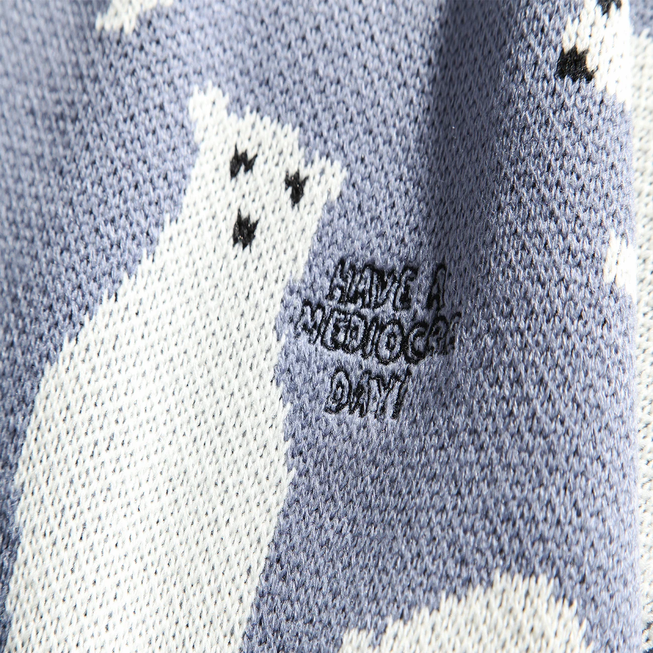

Harajuku Polar Bear Full Print Pullover Knitted Sweater Hip Hop Streetwear Retro Autu