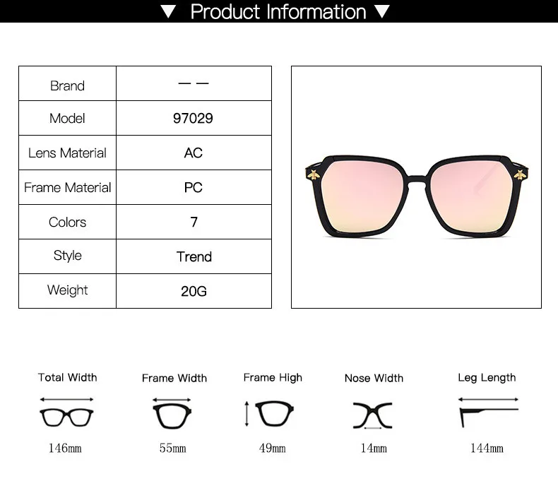 Очки солнцезащитные женские в стиле ретро винтажные пластиковые брендовые