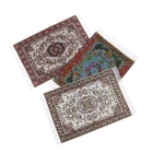 1:12 миниатюрный коврик для кукольного домика в турецком стилековерковрик, напольные покрытия для кукольного домика, декор мебели для любых комнат