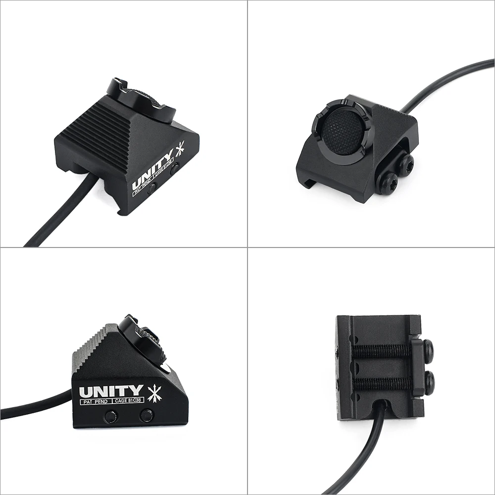 

WADSN UNITY Tactical Hot Button Remote Switch Picatinny Mount For M300 M600 Flashlight DBAL-A2 PEQ15 Laser Weapon Switch Hunting