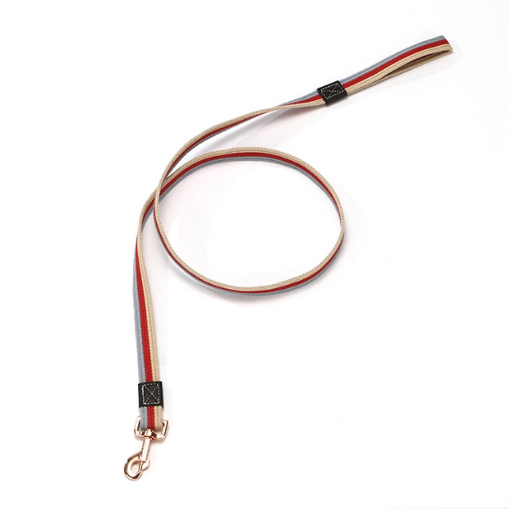 Прочный и прочный тренировочный поводок для домашних питомцев Холщовый с