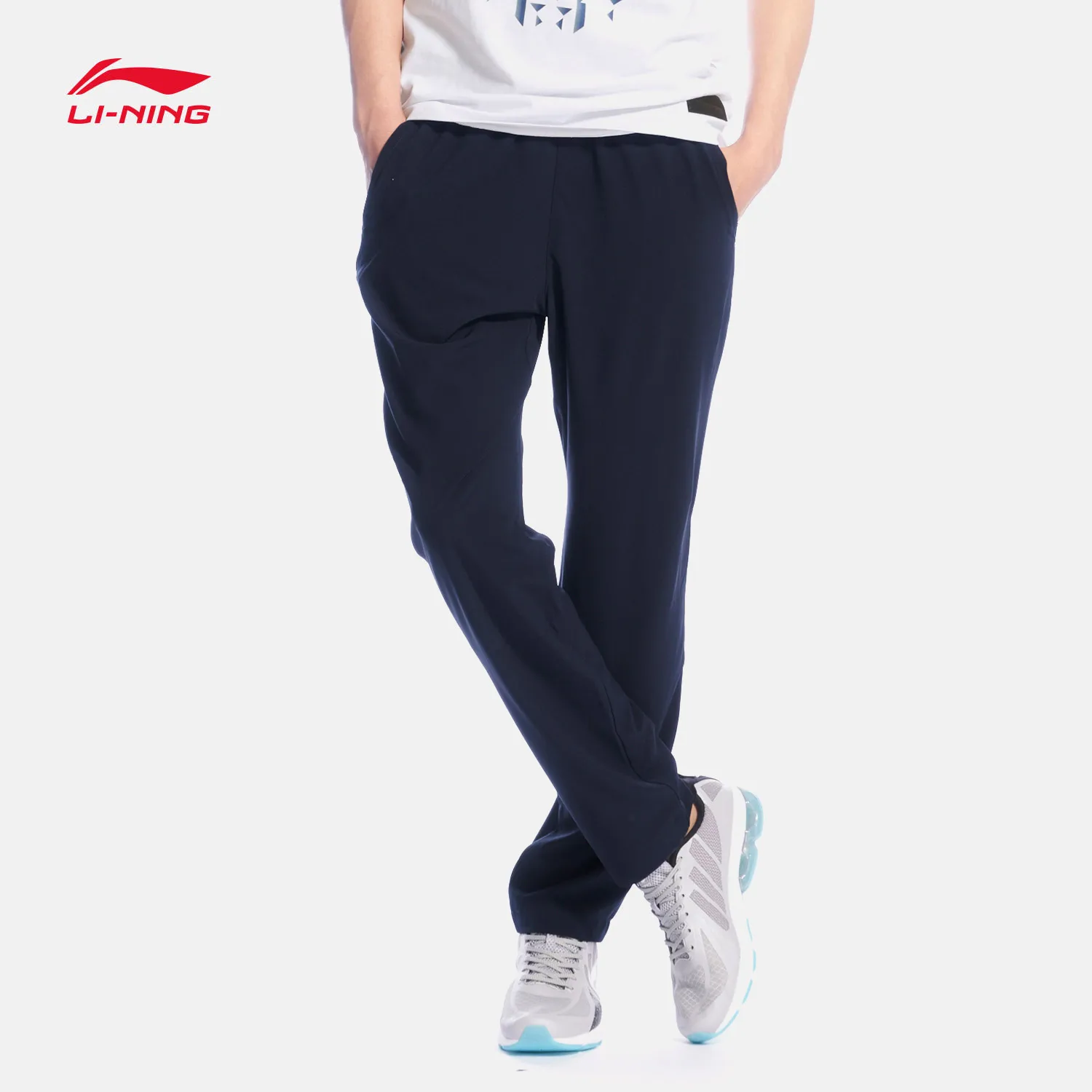 Li-Ning мужские 2021 новые летние быстросохнущие тренировочные удобные дышащие брюки