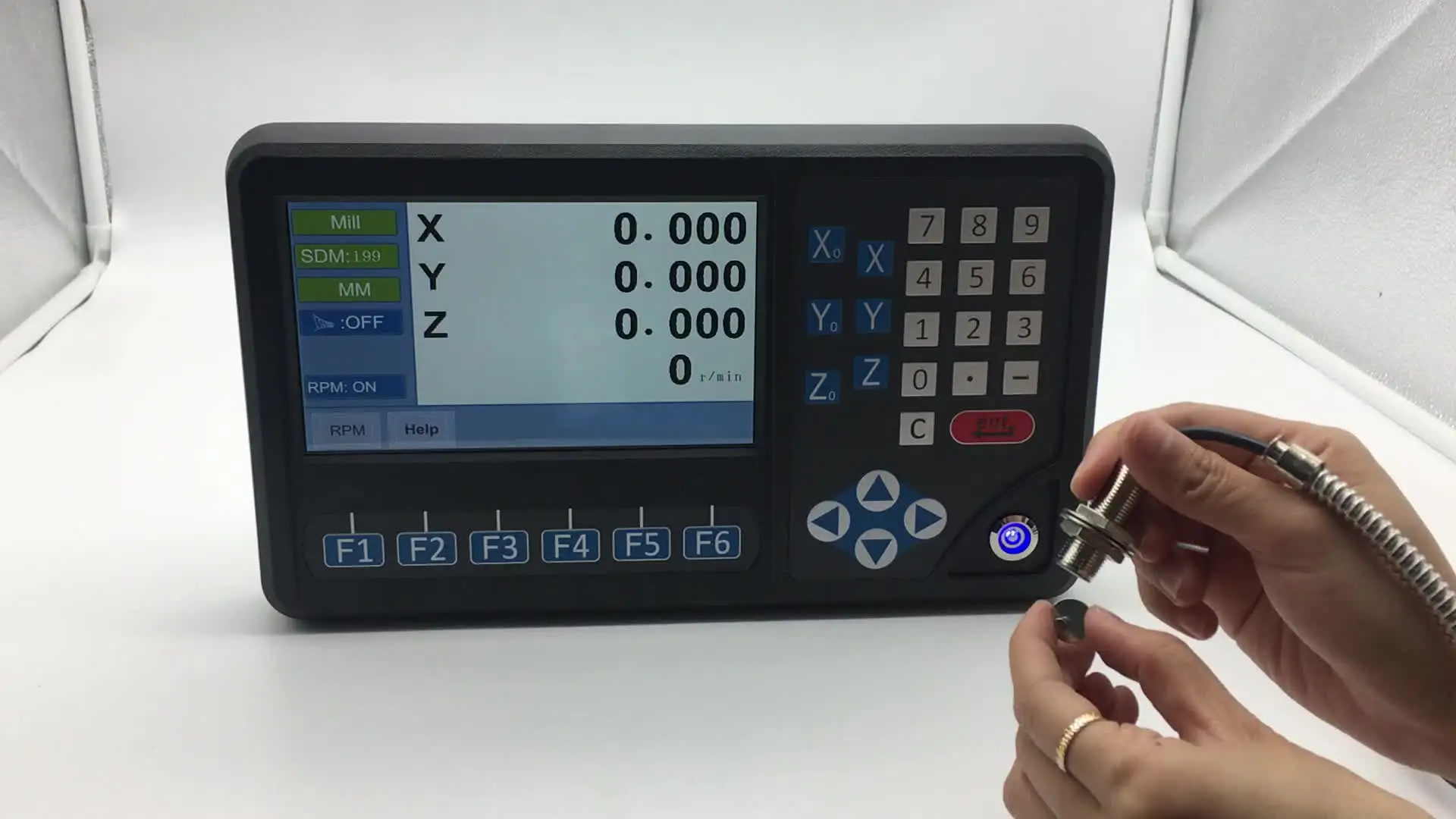 

7" LCD Large Screen 2/3/4/5 Axes Digital Readout DRO for Milling Lathe Grinding EDM machine