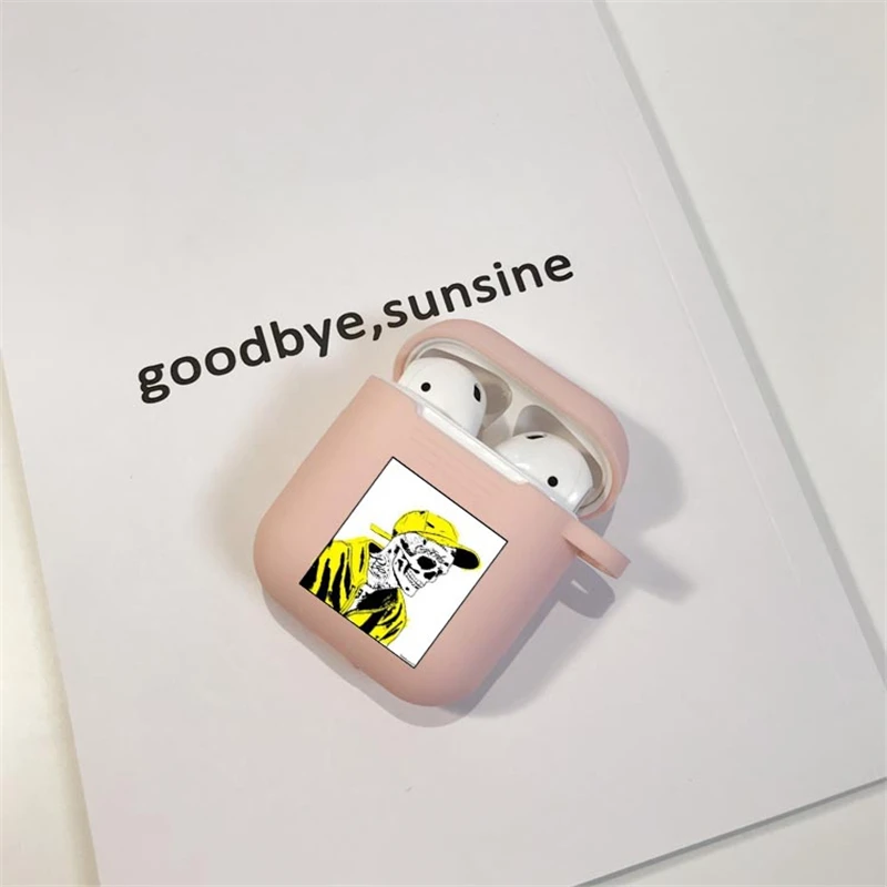 Чехол Hellboy Lil Peep Love для airpods чехол Pro Прозрачный Airpod аксессуары наушников матовый