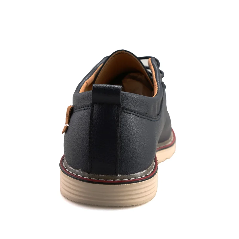 Мужская обувь Модная Повседневная дышащая из искусственной кожи со шнуровкой на