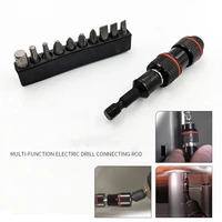 screwdriver drill bit holder holder angle pivoting bit tip holder drive guide extension magnetic adapter with 10pcs screwdriver