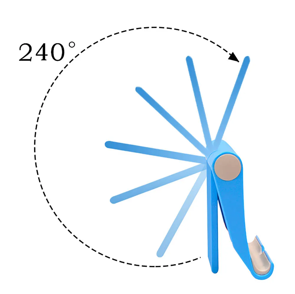 Универсальный однотонный Настольный складной регулируемый держатель для стойки