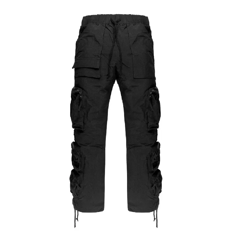

Трэвис Скотт Whoisjacov карманы Карго брюки для мужчин женщин мужчин лучшее качество джоггеры на шнуровке спортивные брюки кактус Джек брюки