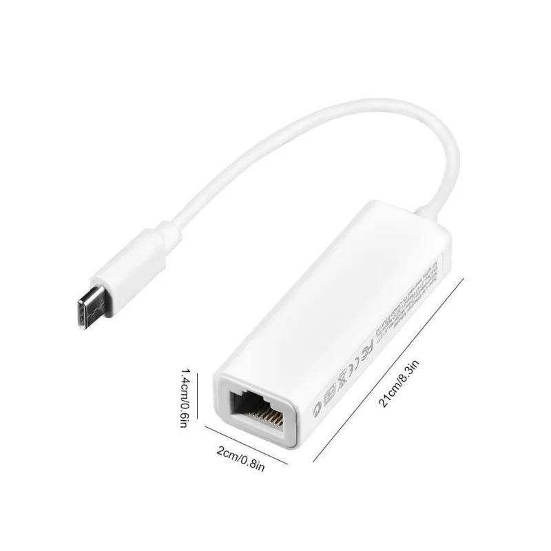 USB 3 1 Type C к RJ45 адаптер поддержка 100 Мбит/с Ethernet LAN сетевой конвертер|Кабели HDMI| |