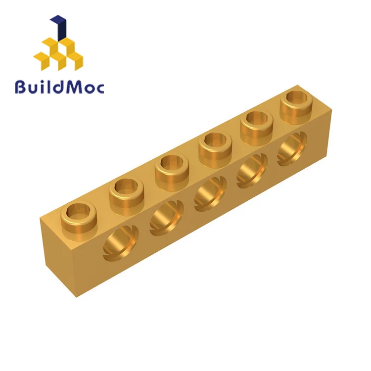 

BuildMOC Compatible Assembles Particles 3894 high-tech Brick 1 x 6 For Building Blocks Parts DIY electric Educational gift Toys