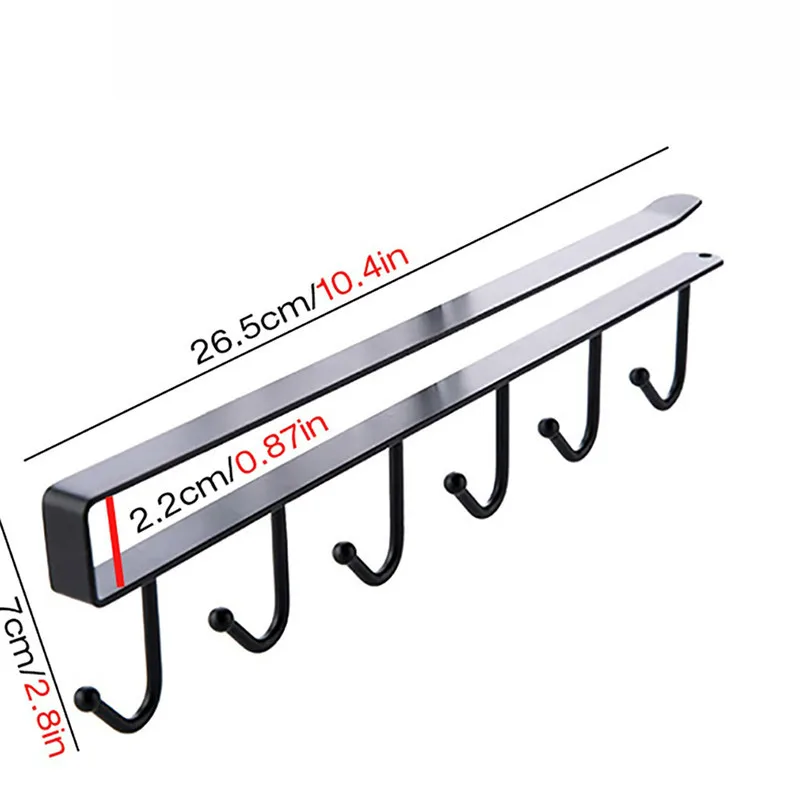 Кухонный стеллаж для хранения домашняя стеклянная вешалка крючок органайзер