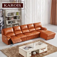 karois r620 electric recliner leather sofa couch chaise living room furniture private cinema recliner sofa l shape vip seat