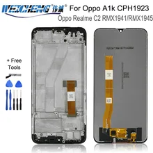 100% Tested Black For Oppo A1k CPH1923 / Realme C2 LCD Display Touch Screen with frame Digitizer Assembly Replacement