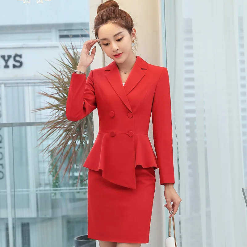 Женский офисный брючный костюм черный темно-синий красный комплект из двух