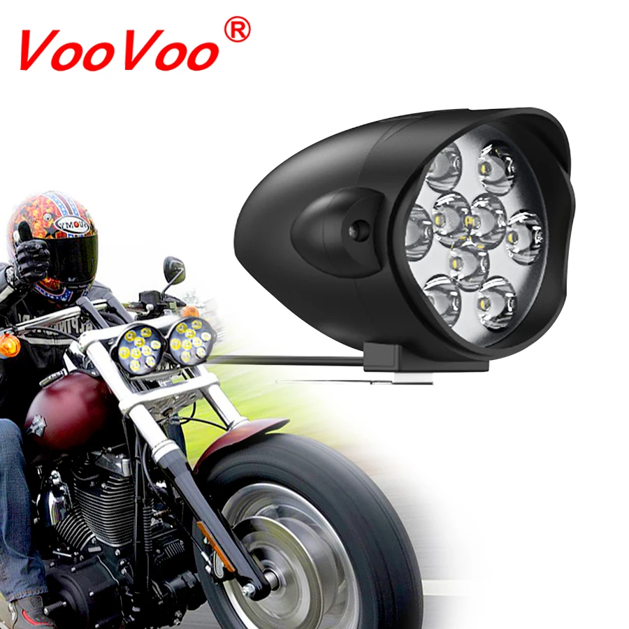 VooVoo Led автомобилей головной светильник в сборе 9 светодиодов Мотоцикл велосипед