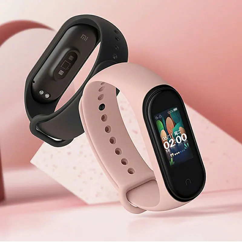 Xiaomi Mi Band 4 Смарт-браслет Фитнес-сердечный ритм 135 мАч Цветной экран Bluetooth 5.0 Водонепроницаемый смарт-браслет Смарт-часы