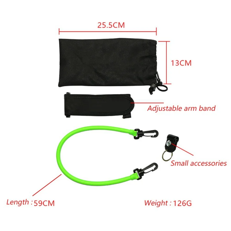 

Golf Swing Trainer Corrector Gesture Alignment Training Practice Aid Elastic Resistance Rope Golf Swing Training Tools