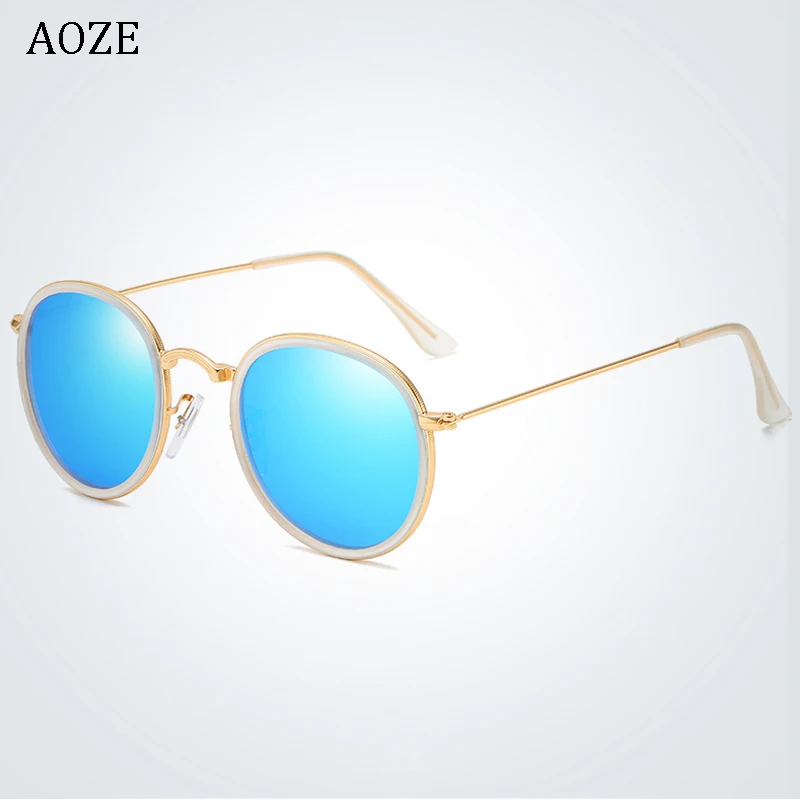 AOZE мужские и женские солнцезащитные очки с поляризационными линзами Винтажные