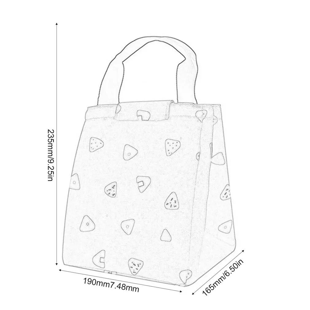 

Portable Insulated Thermal Food Picnic Bags Lunch Bag Cooler Bag Food Storage Handbag Camping Food Storage Containers