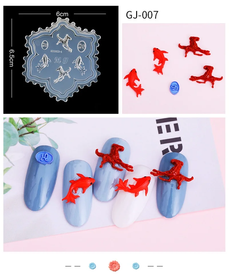 Силиконовые шаблоны DIY 3D украшения для ногтей горный хрусталь 3D дизайн ногтей силиконовая форма листья цветок ромашка шаблон для ногтей форма