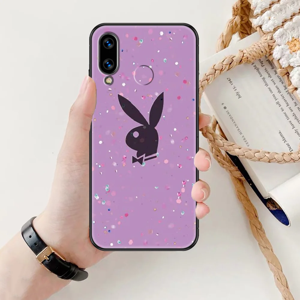 

fashion Rabbit Boys Brand Play Phone case For Huawei Honor 6 7 8 9 10 10i 20 A C X Lite Pro Play black luxury cell cover