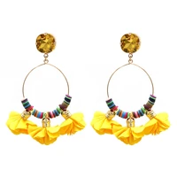 oorbellen colorful drop earrings bohemian long earrings for women flower earrings fashion statement jewelry wholesale bijoux
