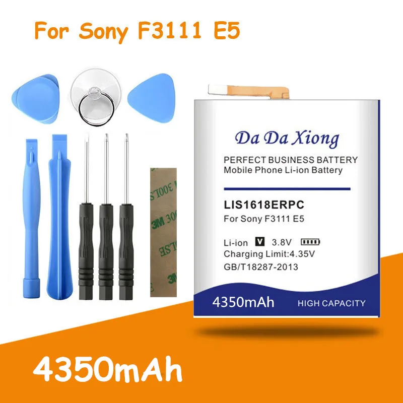 4350 мА/ч, LIS1618ERPC Батарея для sony Xperia XA(F3111) E5 F3116 F3115 F3311 F3313 F3112 G3121 G3123 G3125 G3112 G3116