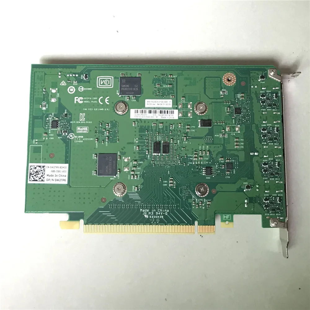 M2000 4 ГБ для видеокарты Nvidia Quadro GDDR5 PCI e 4x DisplayPorts графического дизайна рисования 3D